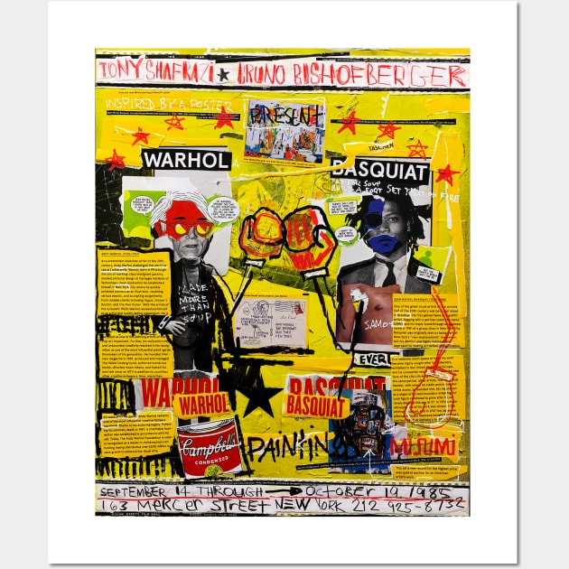 WARHOL BASQUIAT BOXING Wall Art by Basquiat